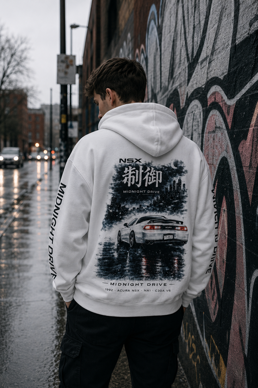 Echelon NSX White Hoodie