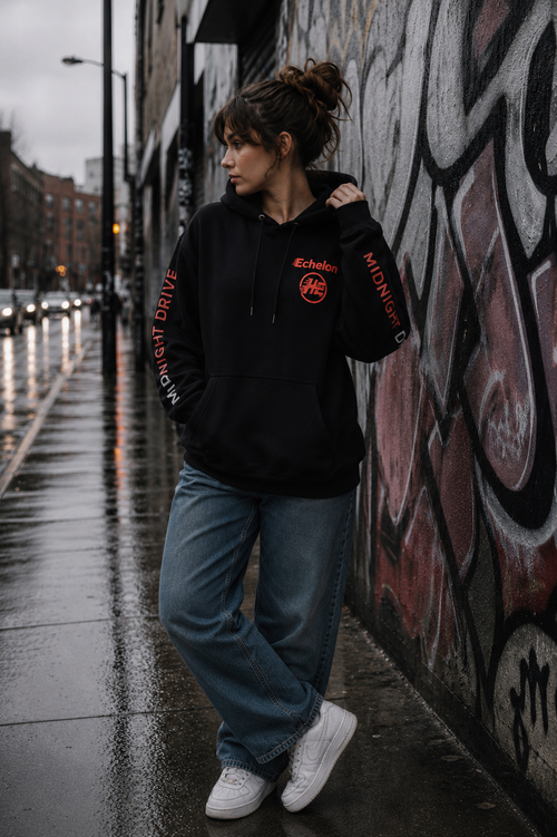 Echelon RX-7 Black Hoodie