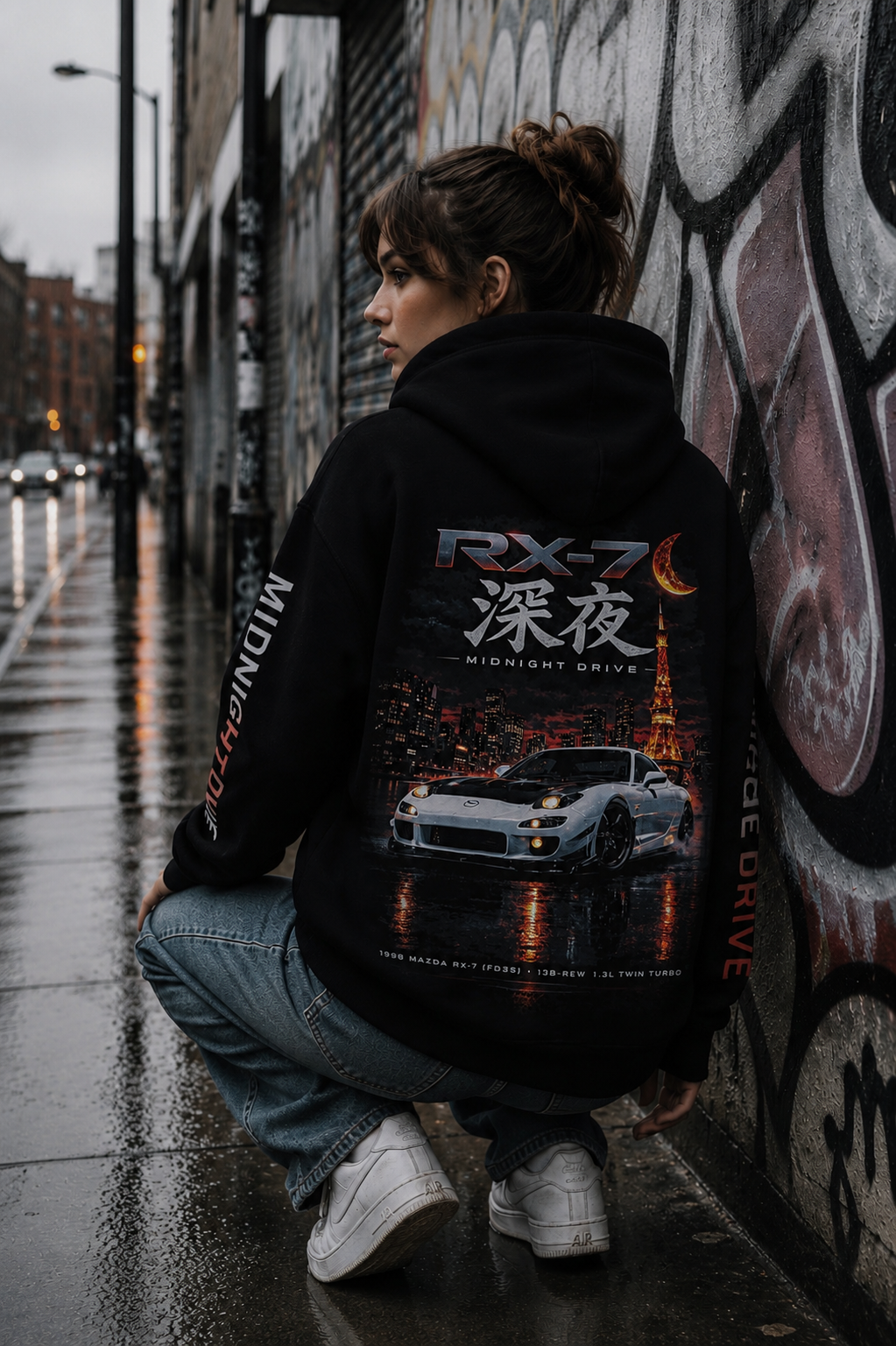 Echelon RX-7 Black Hoodie