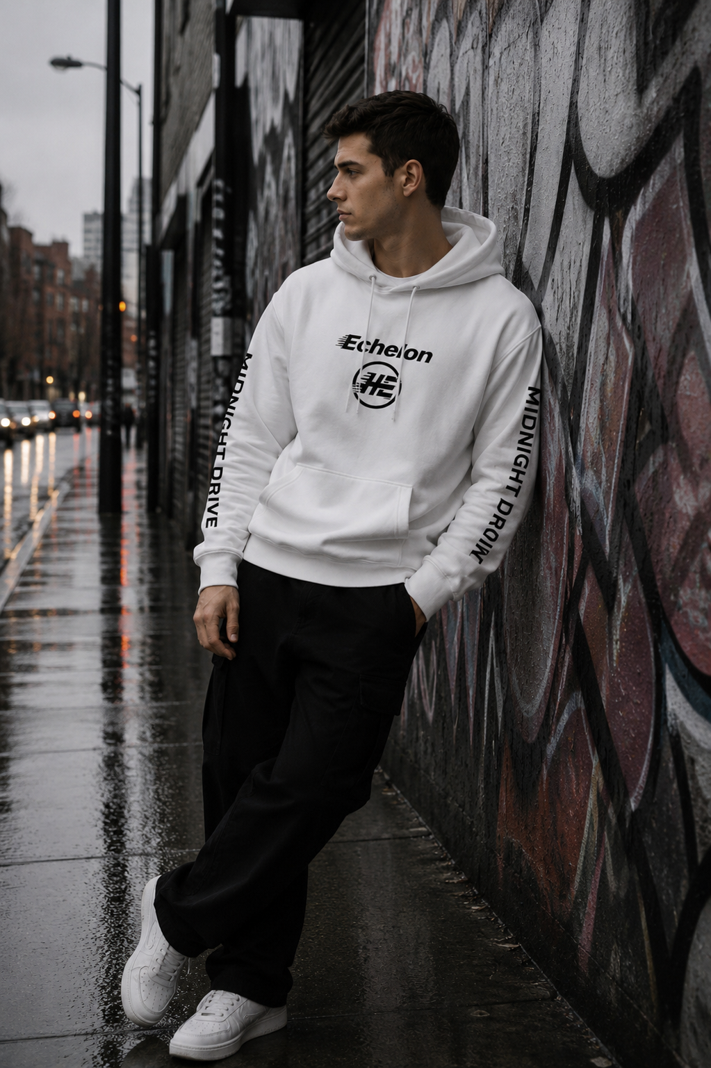 Echelon NSX White Hoodie