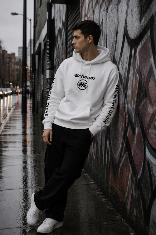 Echelon NSX White Hoodie