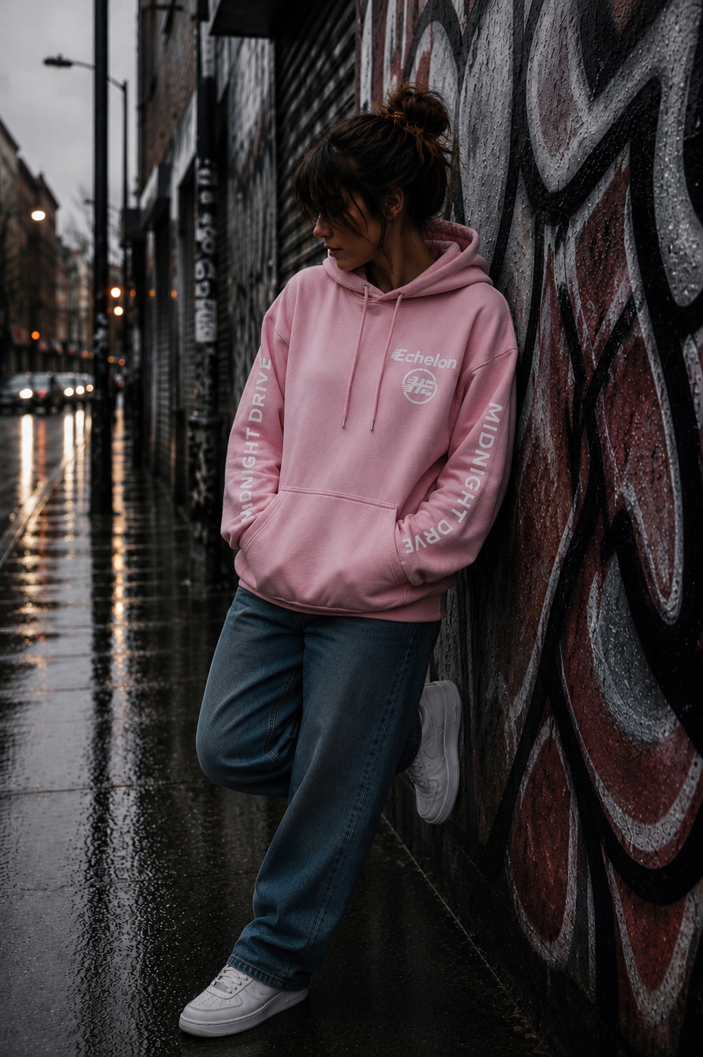 Echelon RX-7 Pink Hoodie