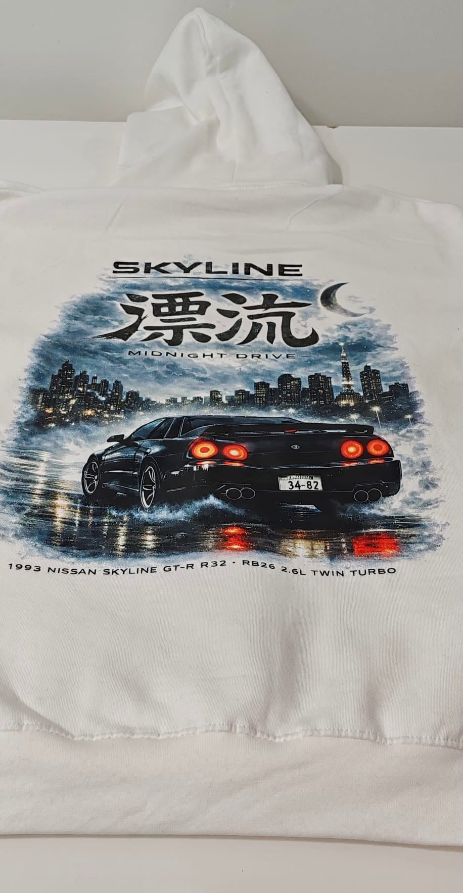 Echelon Skyline White Hoodie