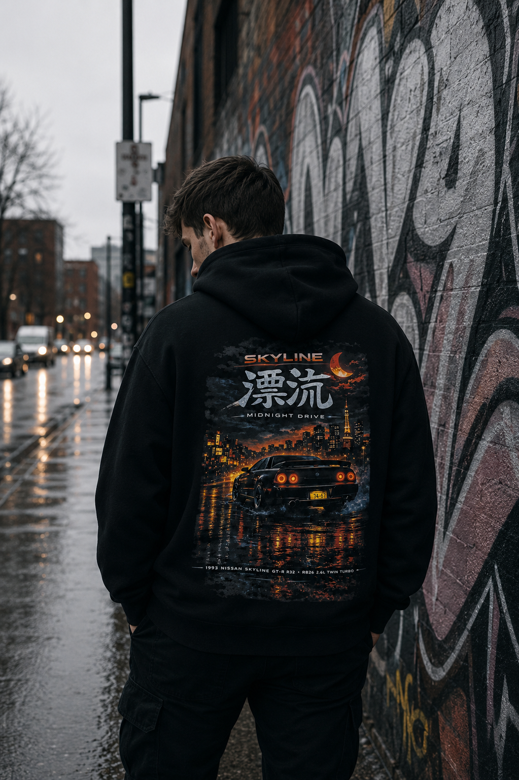 Echelon Skyline Black Hoodie