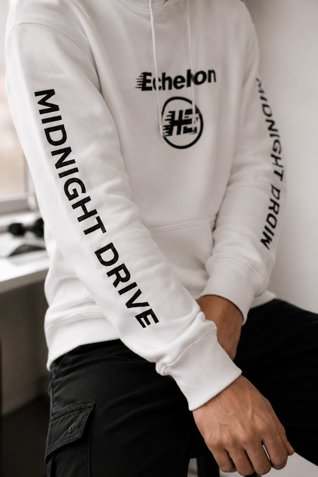 Echelon NSX White Hoodie