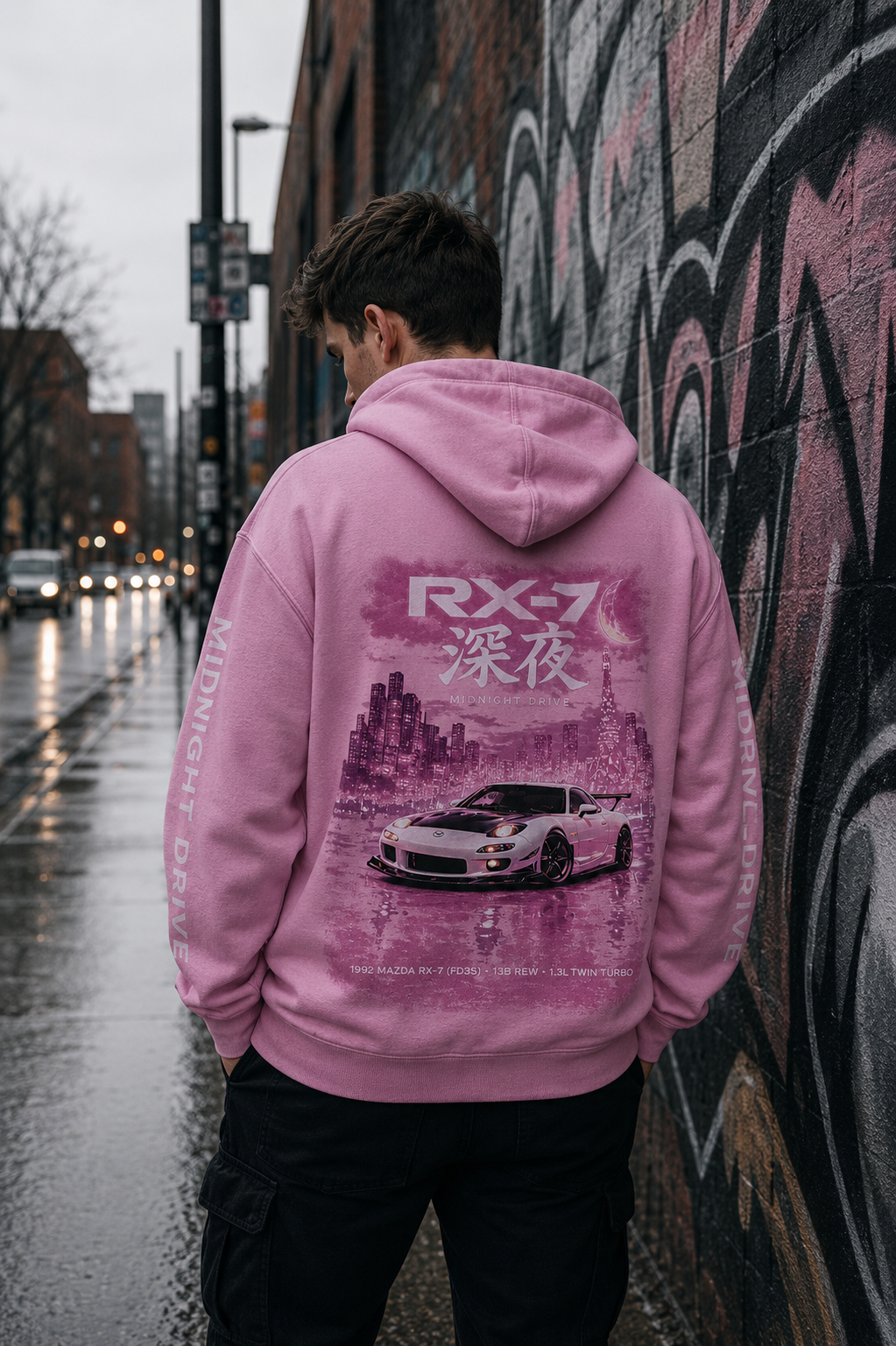 Echelon RX-7 Pink Hoodie