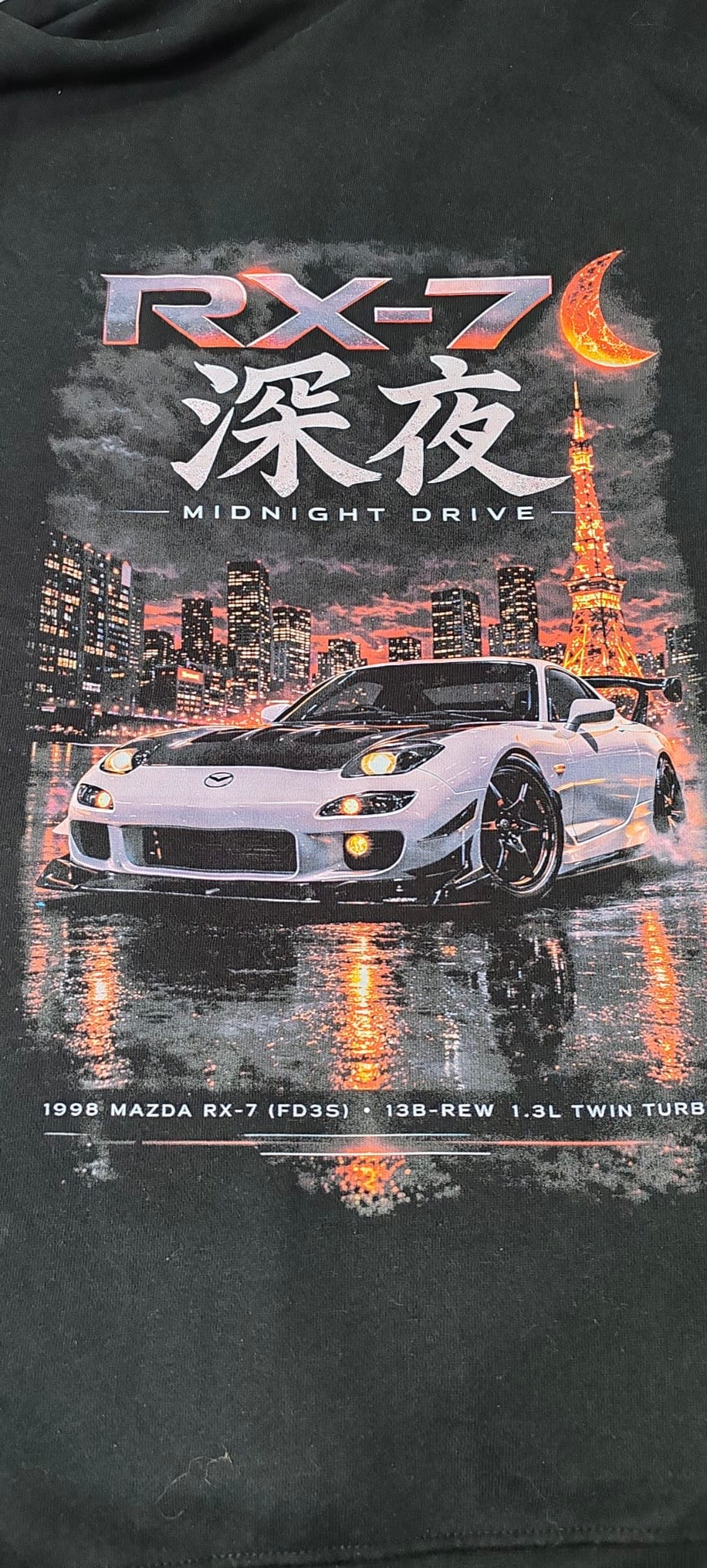 Echelon RX-7 Black Hoodie