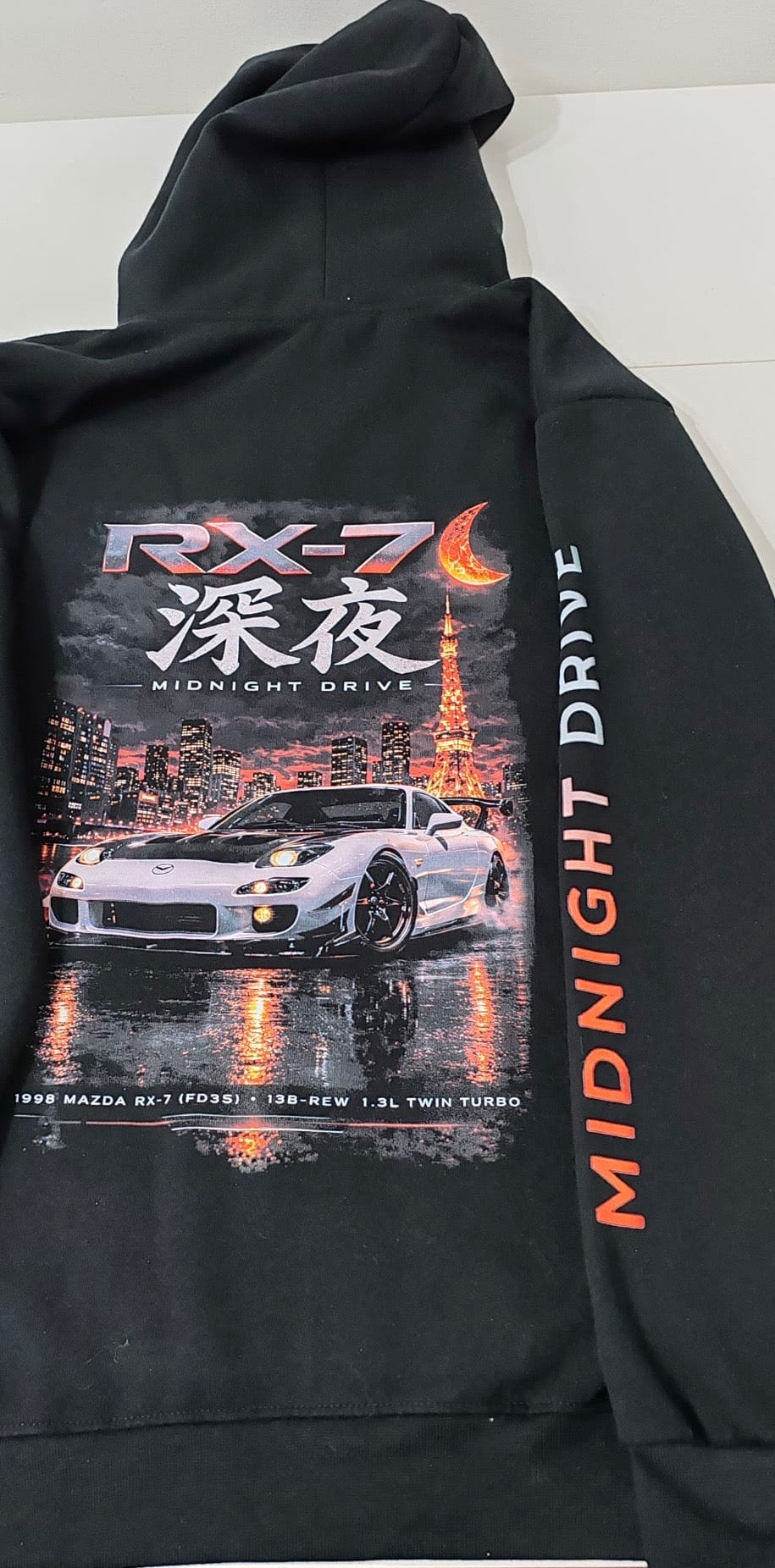 Echelon RX-7 Black Hoodie
